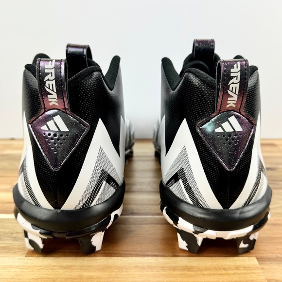 Adidas‎ Freak Spark Football MD 23 Cleats Black White Iridescent Mens 15 main image 7